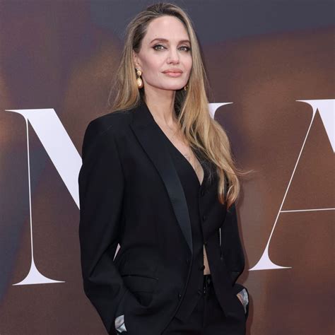 angelina jolie ysl suit|Angelina Jolie Shows Off Midriff in Elevated All.